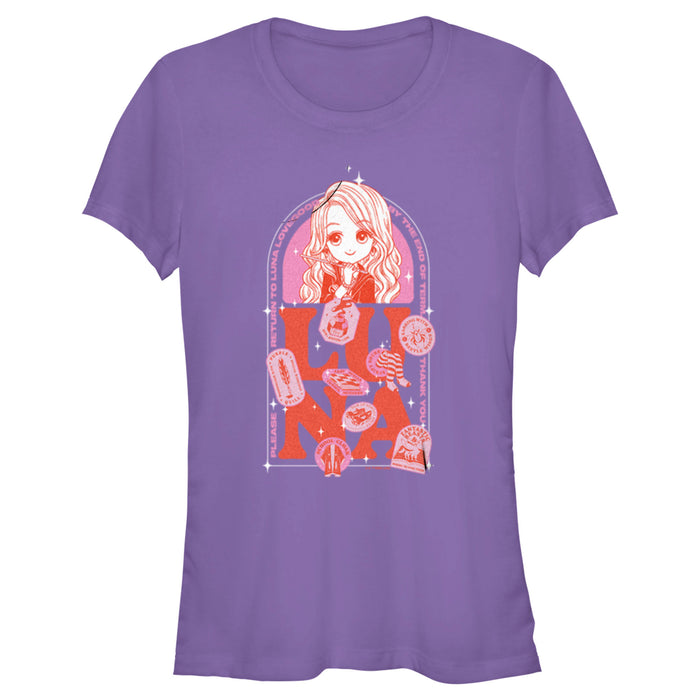 fifth sun Junior's Harry Potter Anime Luna Belongings T-Shirt