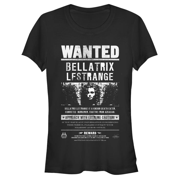 fifth sun Junior's Harry Potter Bellatrix Wanted Poster T-Shirt