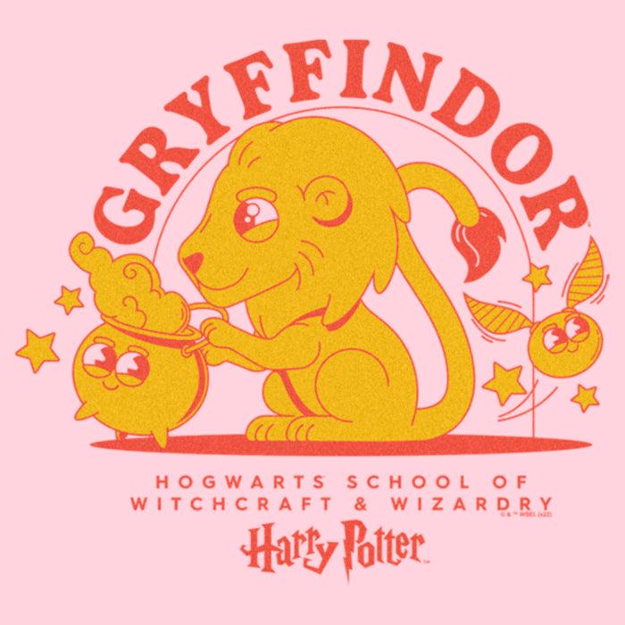 Fifth Sun Junior's Harry Potter Cute Gryffindor Lion T-Shirt