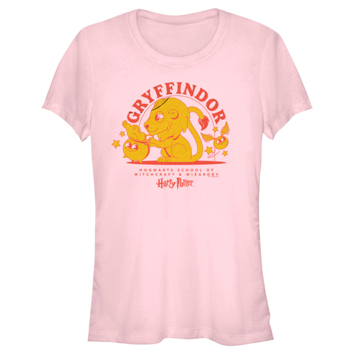 fifth sun Junior's Harry Potter Cute Gryffindor Lion T-Shirt