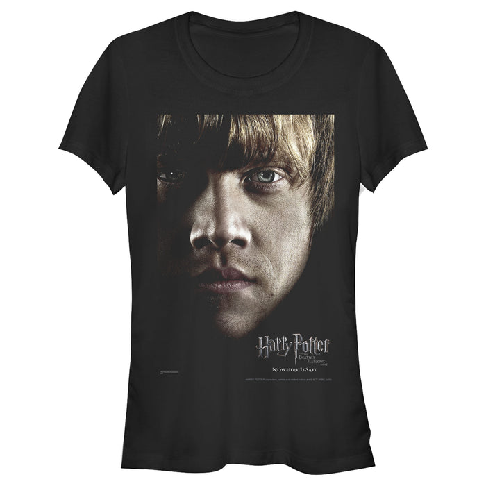 fifth sun Junior's Harry Potter Deathly Hallows Ron Character Poster T-Shirt