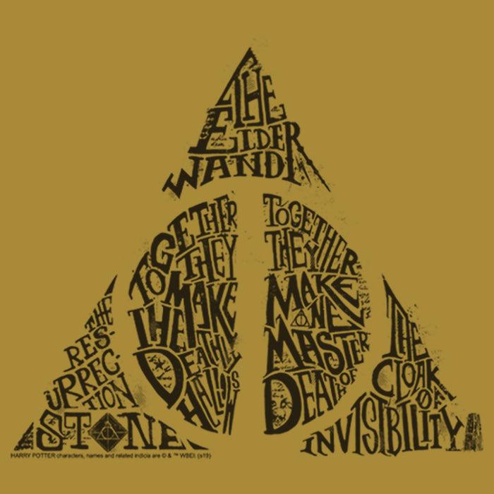 Fifth Sun Junior's Harry Potter Deathly Hallows Secret Festival Muscle Tee