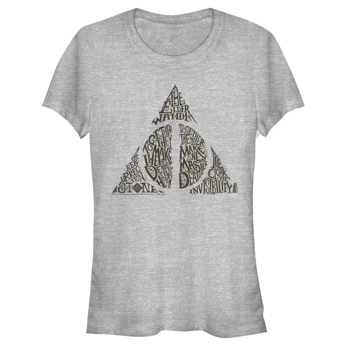 fifth sun Junior's Harry Potter Deathly Hallows Secret T-Shirt