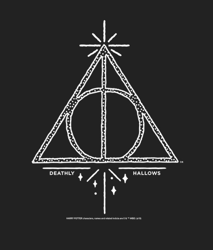 Fifth Sun Junior's Harry Potter Deathly Hallows Symbol Festival Muscle Tee
