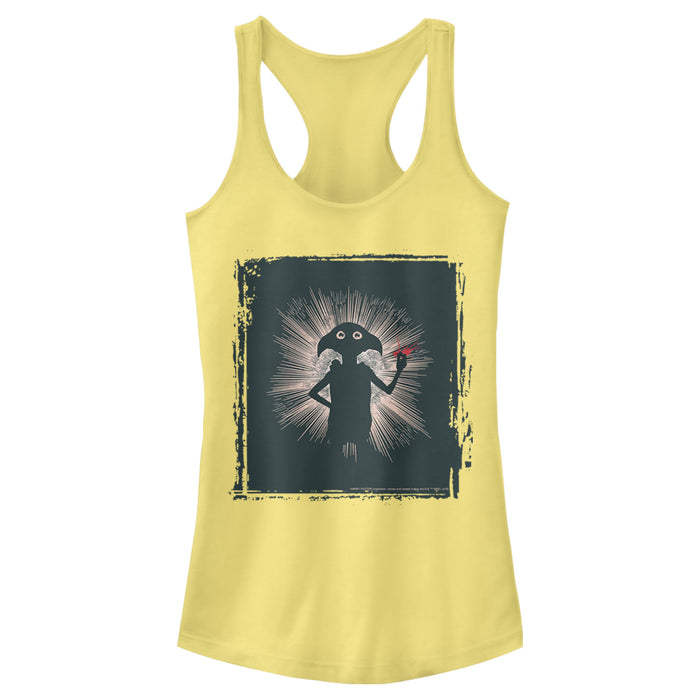 fifth sun Junior's Harry Potter Dobby Elf Magic Snap Racerback Tank Top