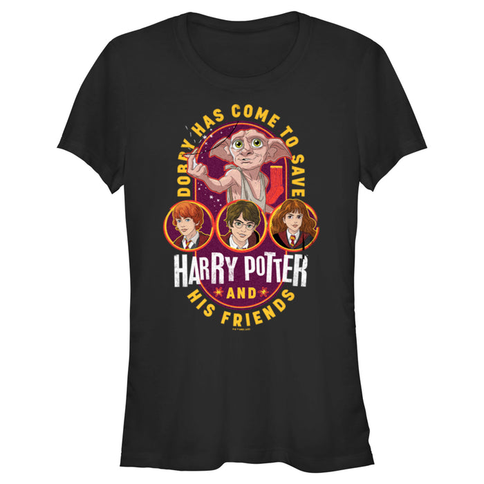 fifth sun Junior's Harry Potter Dobby Has Come to Save Cartoon T-Shirt