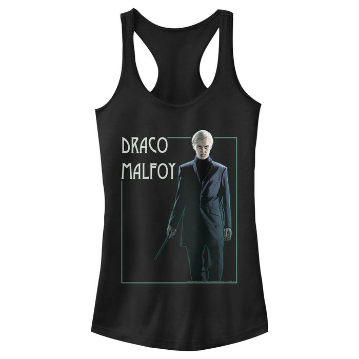 fifth sun Junior's Harry Potter Draco Malfoy Simple Framed Portrait Racerback Tank Top