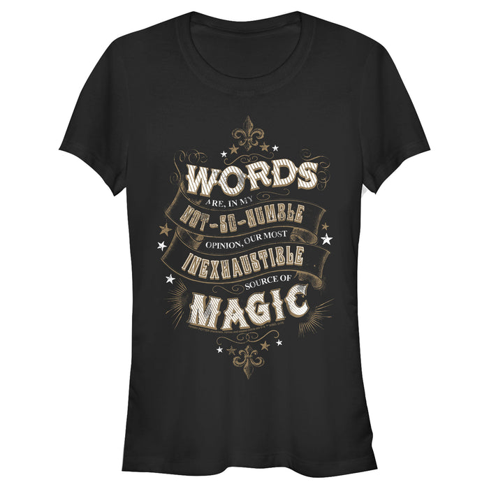 fifth sun Junior's Harry Potter Dumbledore Humble Wisdom T-Shirt