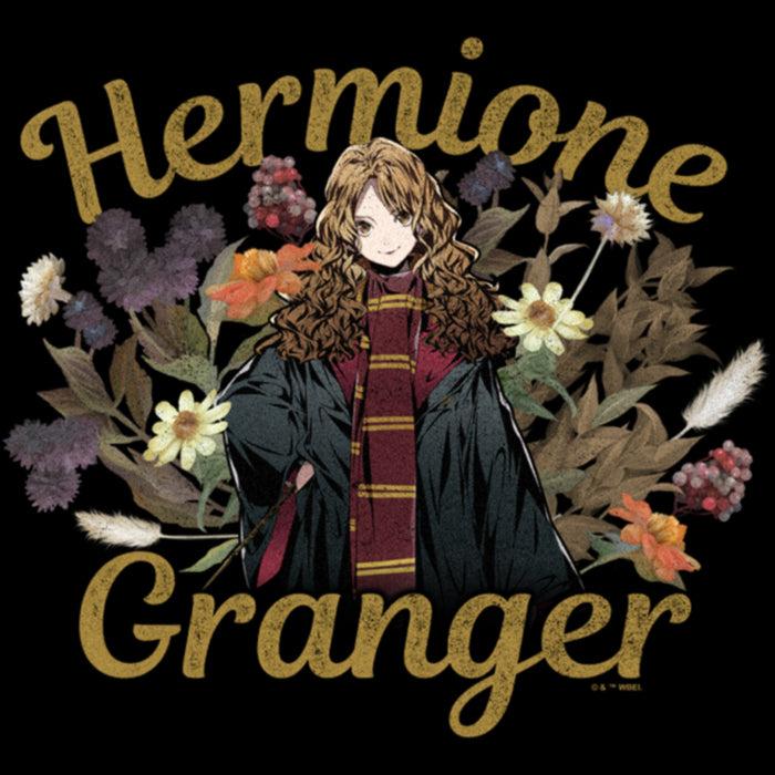 Fifth Sun Junior's Harry Potter Floral Hermione Granger T-Shirt