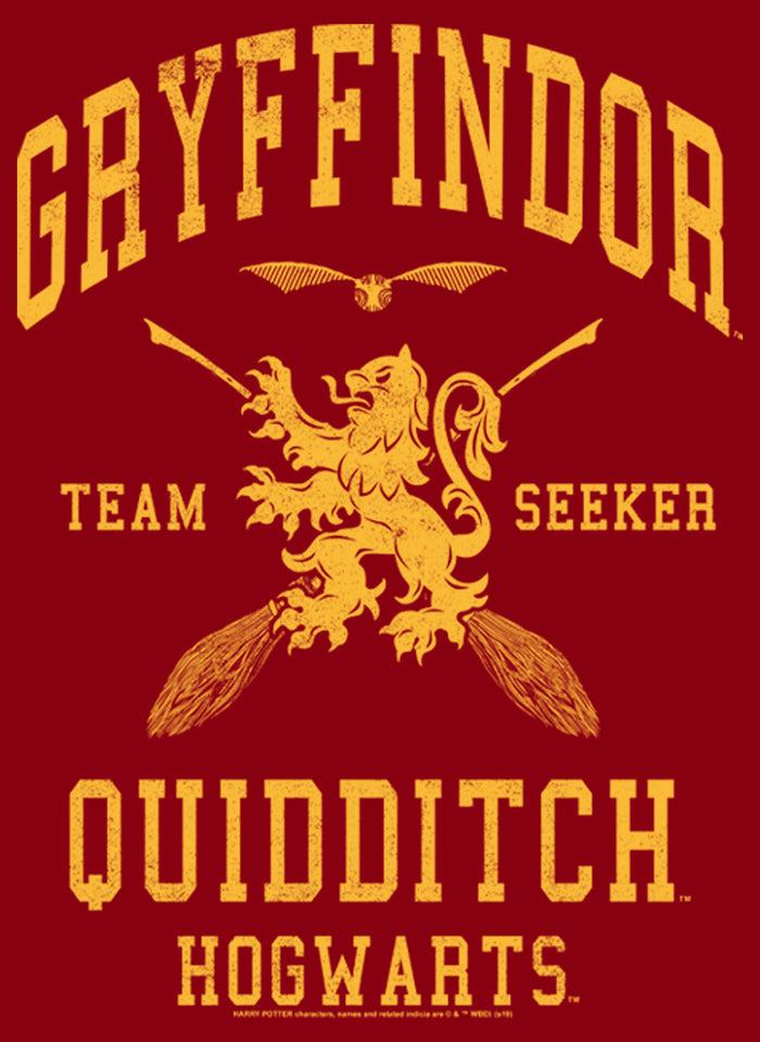 Fifth Sun Junior's Harry Potter Gryffindor Quidditch Gold Team Seeker Racerback Tank Top