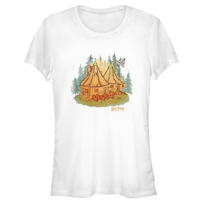 fifth sun Junior's Harry Potter Hagrid's Hut Fall T-Shirt