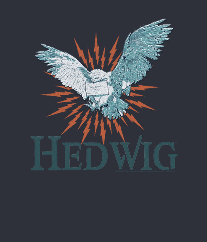 Fifth Sun Junior's Harry Potter Hedwig Owl Flight Festival Muscle Tee