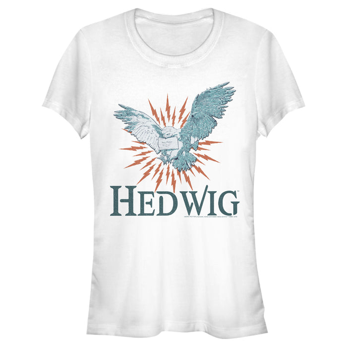 fifth sun Junior's Harry Potter Hedwig Owl Flight T-Shirt