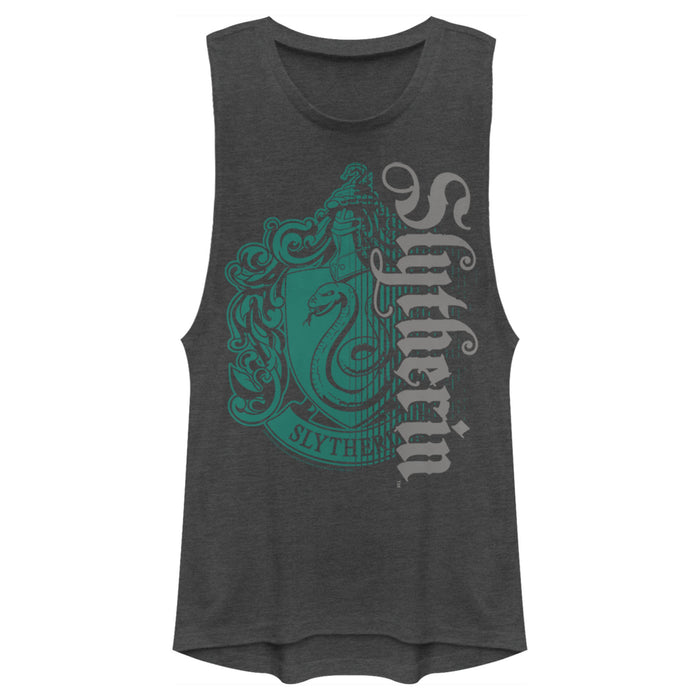 Fifth Sun Junior's Harry Potter Hogwarts 4 House Crest Festival Muscle Tee