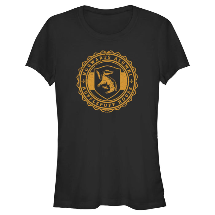 fifth sun Junior's Harry Potter Hogwarts Alumni Hufflepuff House T-Shirt