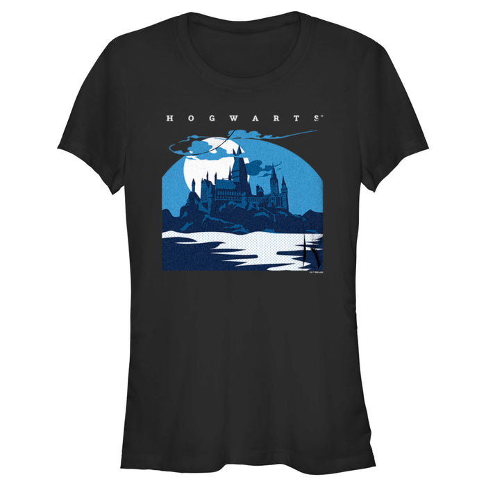 fifth sun Junior's Harry Potter Hogwarts at Night T-Shirt