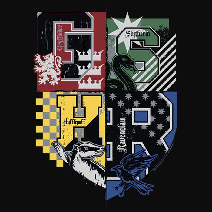 Fifth Sun Junior's Harry Potter House Crests Shield Racerback Tank Top