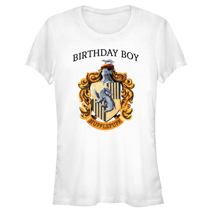 fifth sun Junior's Harry Potter Hufflepuff Crest Birthday Boy T-Shirt