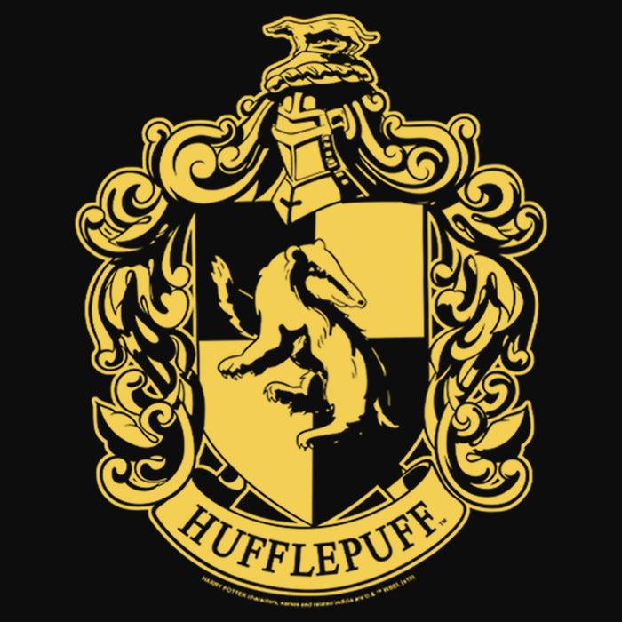 Fifth Sun Junior's Harry Potter Hufflepuff House Crest Racerback Tank Top
