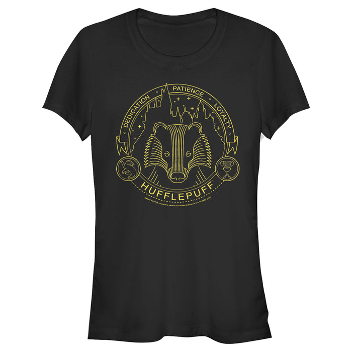 fifth sun Junior's Harry Potter Hufflepuff House Emblem T-Shirt