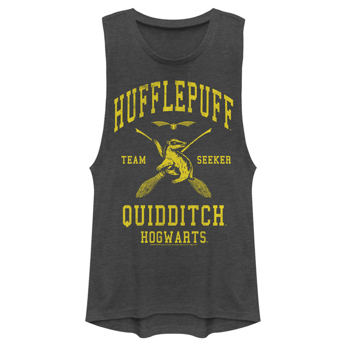 fifth sun Junior's Harry Potter Hufflepuff Quidditch Seeker Festival Muscle Tee