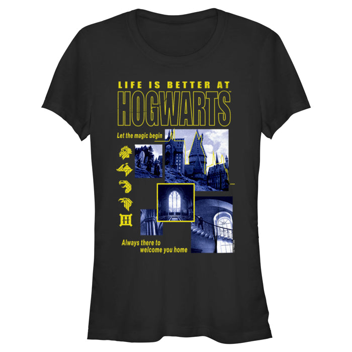 fifth sun Junior's Harry Potter Life is Better at Hogwarts T-Shirt