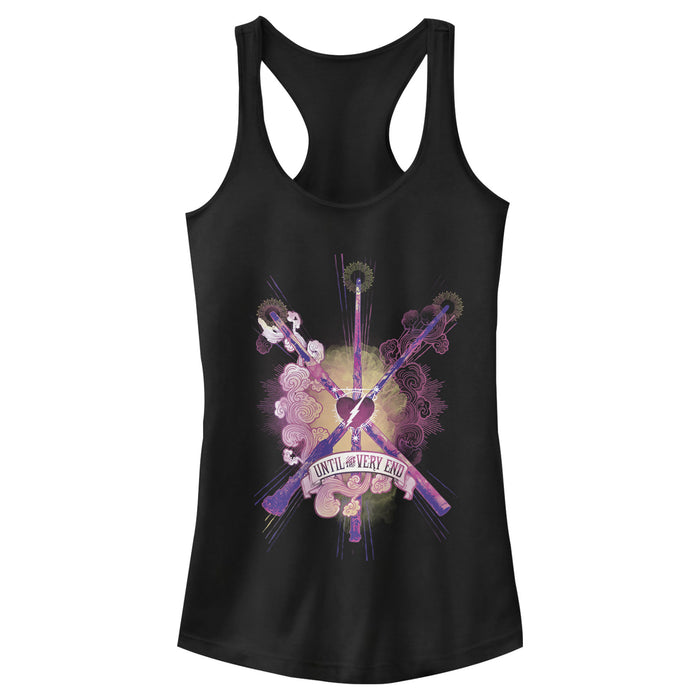 fifth sun Junior's Harry Potter Love Until End Magic Racerback Tank Top
