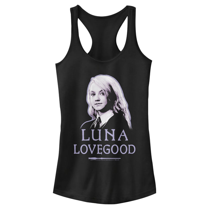 fifth sun Junior's Harry Potter Luna Lovegood Portrait Racerback Tank Top