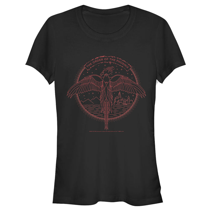 fifth sun Junior's Harry Potter Order of Phoenix Flight T-Shirt