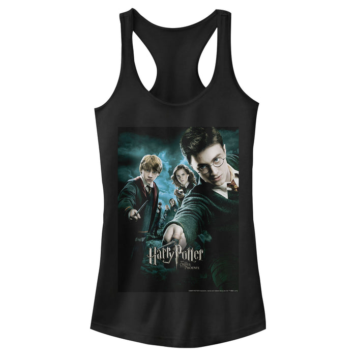 fifth sun Junior's Harry Potter Order of Phoenix Poster Racerback Tank Top