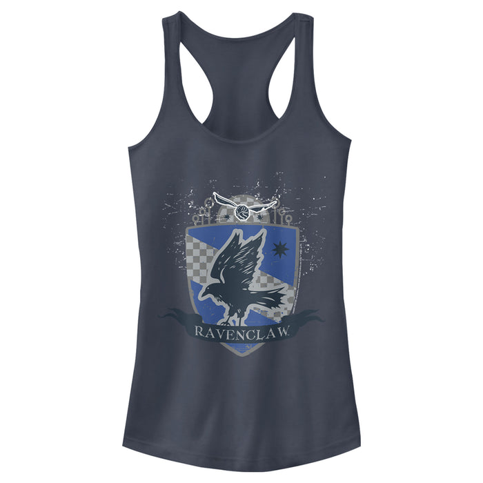 fifth sun Junior's Harry Potter Ravenclaw House Shield Racerback Tank Top
