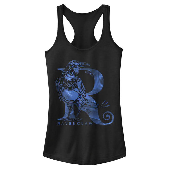 fifth sun Junior's Harry Potter Ravenclaw R Logo Racerback Tank Top