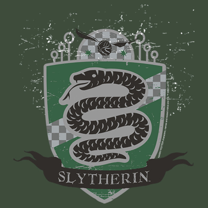 Fifth Sun Junior's Harry Potter Slytherin House Shield Festival Muscle Tee