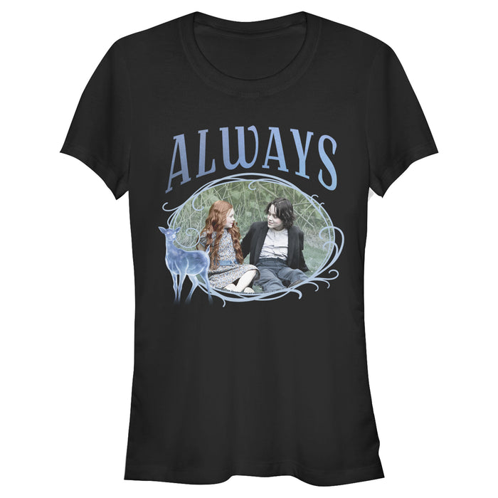 fifth sun Junior's Harry Potter Snape & Lily Always Frame T-Shirt