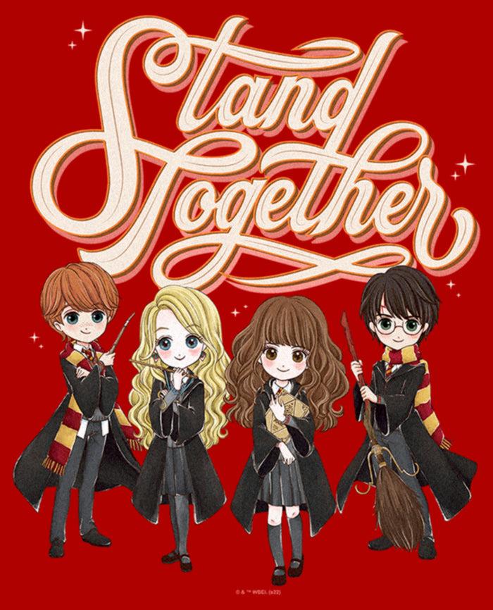 Fifth Sun Junior's Harry Potter Stand Together Anime Friends T-Shirt