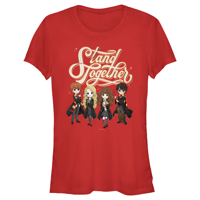 fifth sun Junior's Harry Potter Stand Together Anime Friends T-Shirt