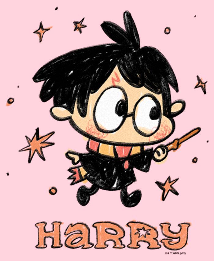 Fifth Sun Junior's Harry Potter Starry Cartoon Harry T-Shirt