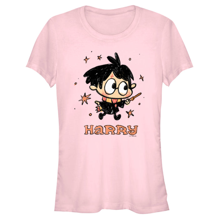 fifth sun Junior's Harry Potter Starry Cartoon Harry T-Shirt