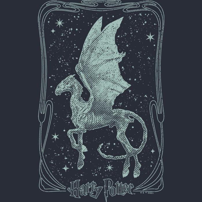 Fifth Sun Junior's Harry Potter Thestral Tarot Card Festival Muscle Tee