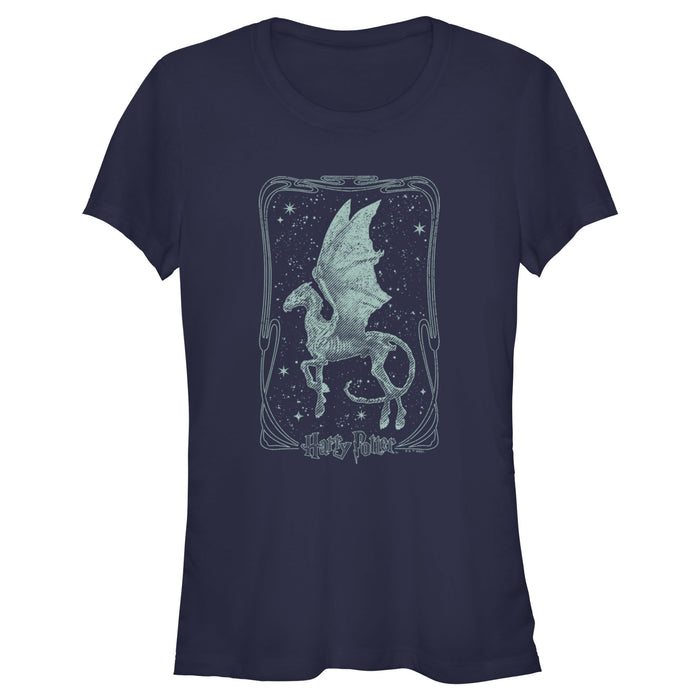 fifth sun Junior's Harry Potter Thestral Tarot Card T-Shirt
