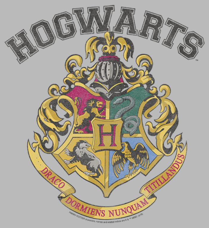Fifth Sun Junior's Harry Potter Vintage Hogwarts Crest T-Shirt