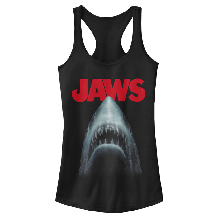 fifth sun Junior's Jaws Out of Water Racerback Tank Top