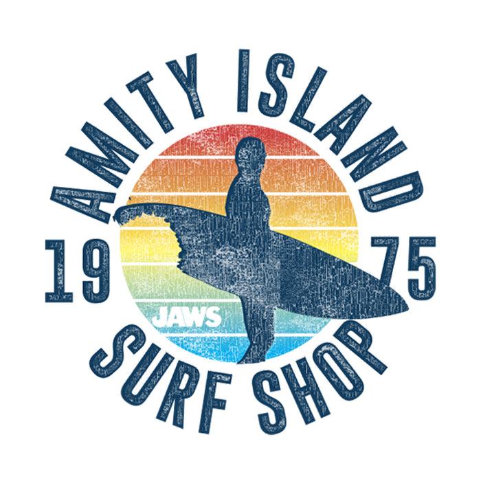Fifth Sun Junior's Jaws Retro Amity Island Surf Shop T-Shirt