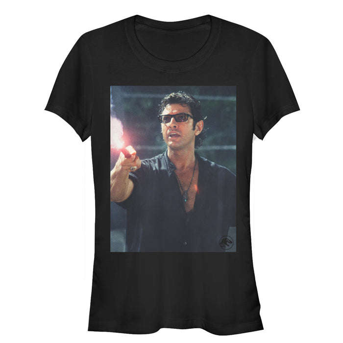 fifth sun Junior's Jurassic Park Dr. Malcolm Flare Distraction T-Shirt