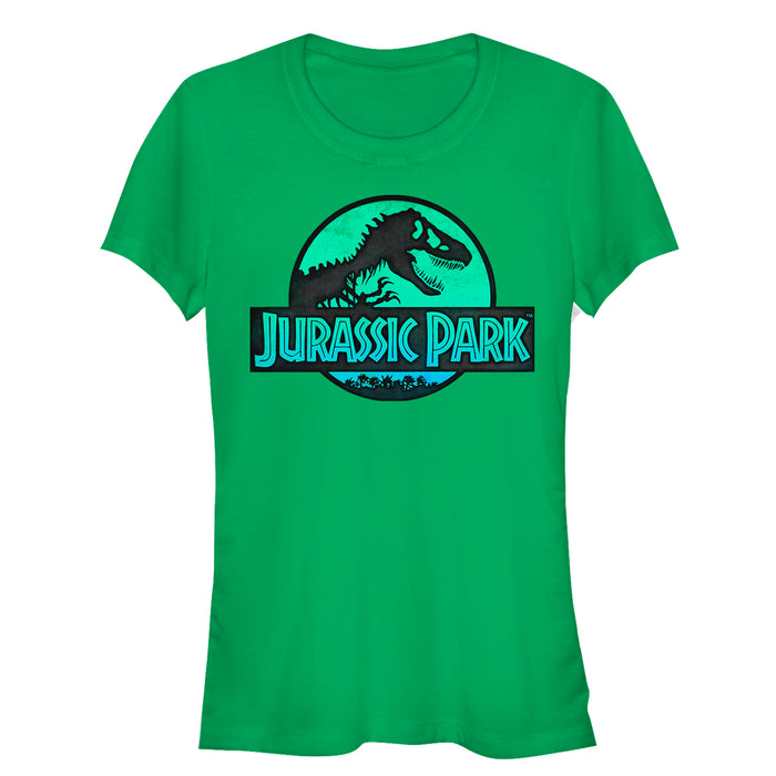 fifth sun Junior's Jurassic Park Ocean Ripple Logo T-Shirt