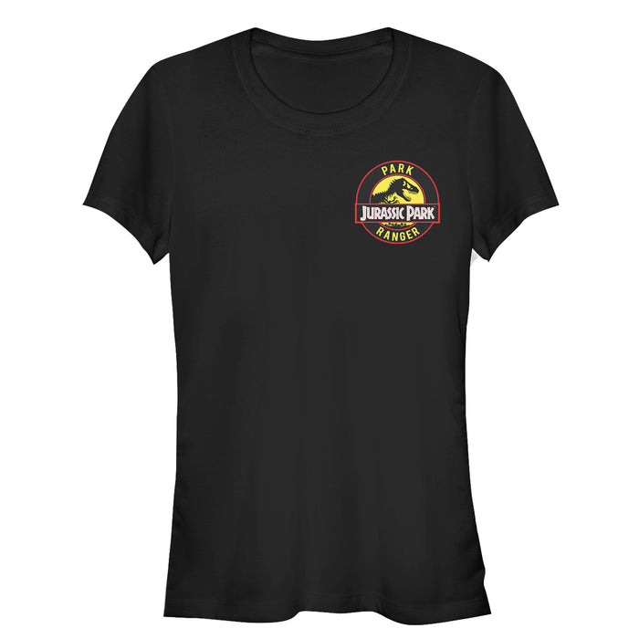 fifth sun Junior's Jurassic Park Ranger Logo Badge T-Shirt