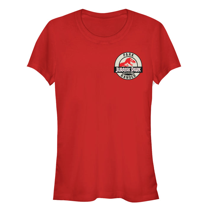 fifth sun Junior's Jurassic Park Ranger Logo Badge T-Shirt