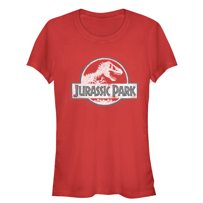 fifth sun Junior's Jurassic Park Vintage Logo T-Shirt