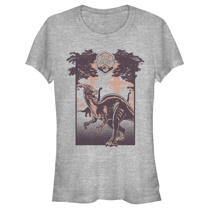 fifth sun Junior's Jurassic World: Camp Cretaceous Dinosaur Travel Poster T-Shirt