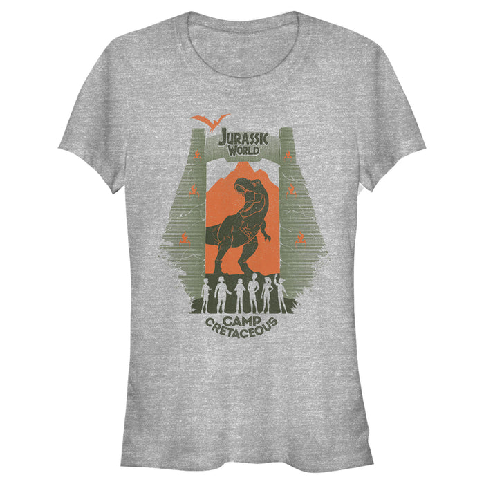 fifth sun Junior's Jurassic World: Camp Cretaceous T-Rex Gate T-Shirt